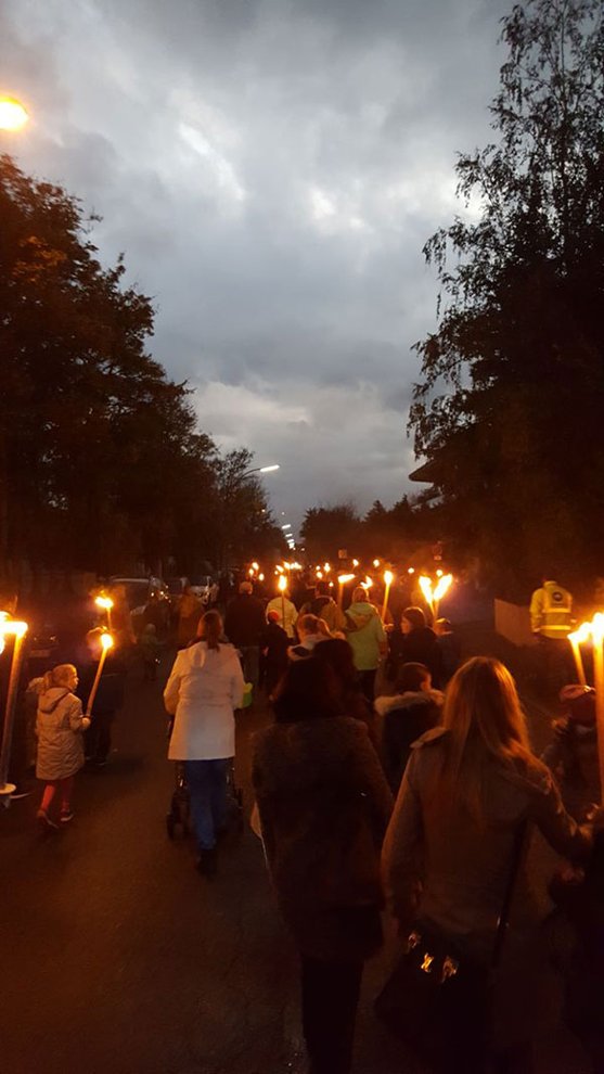 Fackellauf durch Illingen Fackellauf durch Illingen