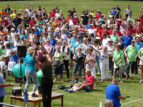 Trommel-Event beim Sportwochenende 2016 in Illingen