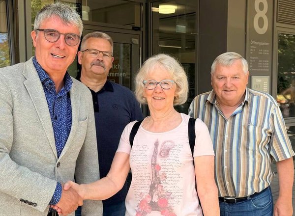 Armin Pioch, Hartmut Schmitt, Doris Müllner und Roland Mannhardt (v.li.)