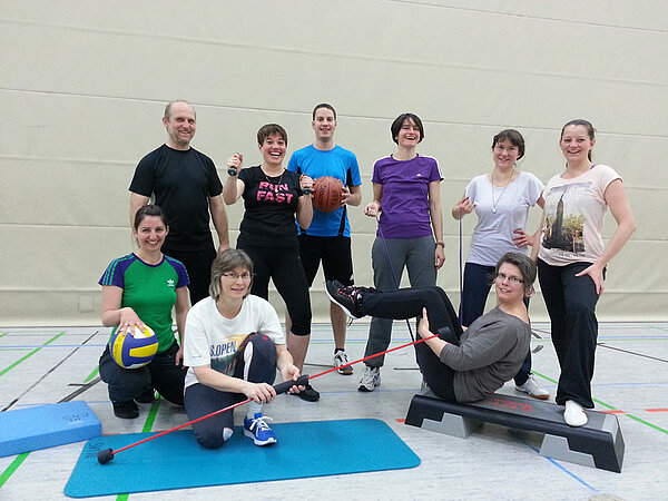 Gruppe Fitness und Fit For Fun