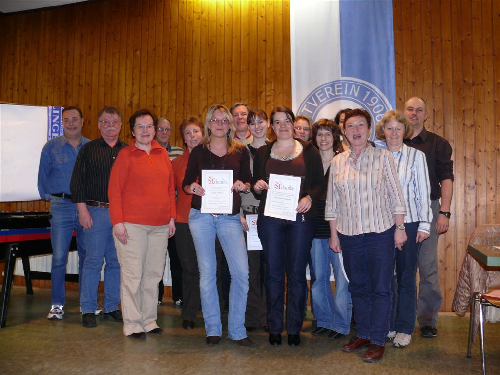 Jahreshauptversammlung 2008 beim Sportverein Illingen Jahreshauptversammlung 2008 beim Sportverein Illingen