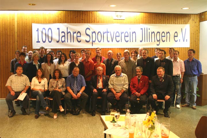 Ehrungen beim 100 Jahre Jubiläum des SV Illingen Ehrungen beim 100 Jahre Jubiläum des SV Illingen